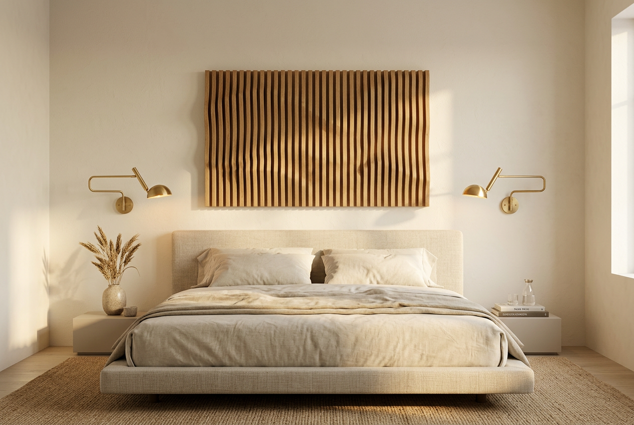 Wave panel — bedroom suite